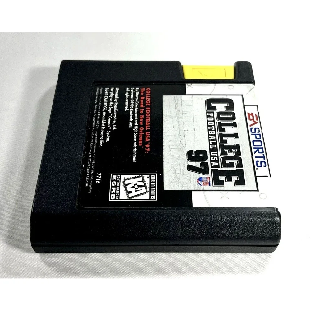College Football USA 97 for Sega Genesis EA Sports Vintage Cartridge Only Tested